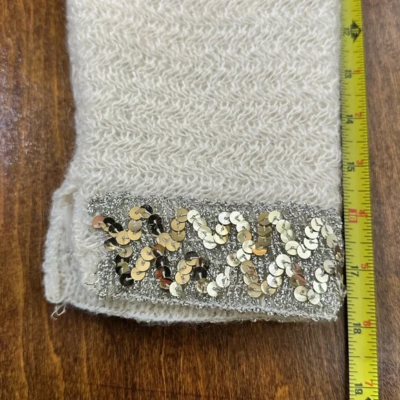 Vintage 1950s Sidney Gould Mohair Blend Sheer Lining Sequin Cardigan Size S/M - Picture 9 of 10